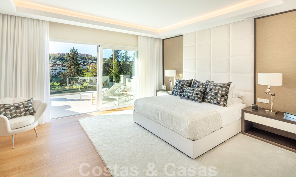 Majestic, completely renovated trendy Spanish villa for sale, frontline golf in Nueva Andalucia, Marbella 21344