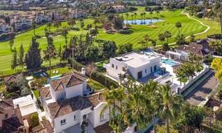 Majestic, completely renovated trendy Spanish villa for sale, frontline golf in Nueva Andalucia, Marbella 21351 