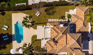 Majestic, completely renovated trendy Spanish villa for sale, frontline golf in Nueva Andalucia, Marbella 21353 