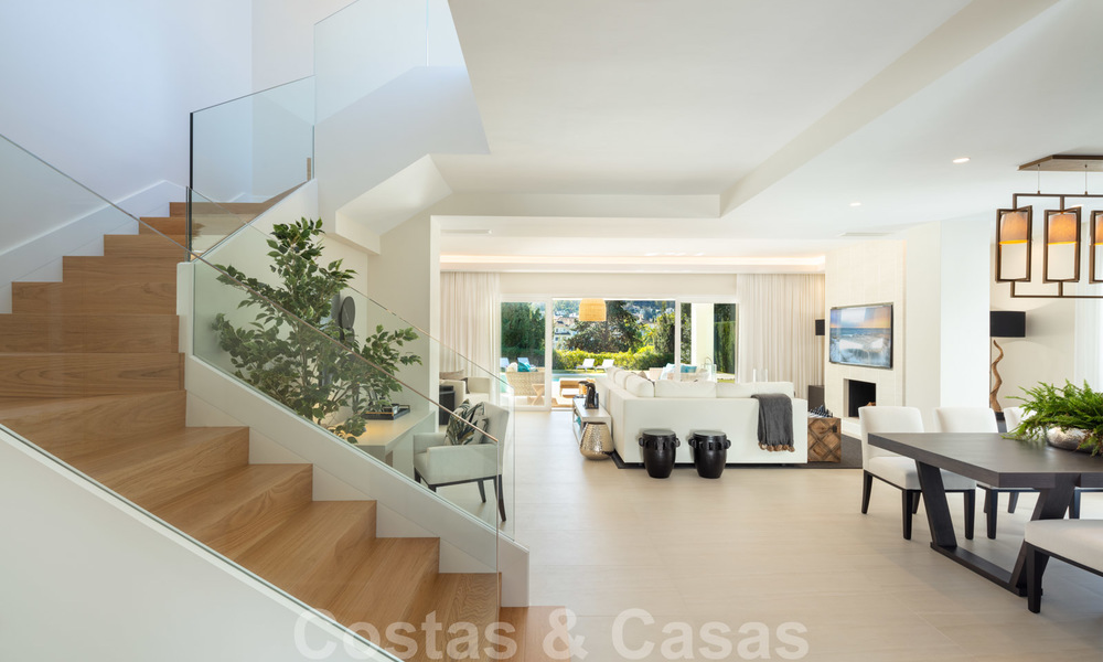 Majestic, completely renovated trendy Spanish villa for sale, frontline golf in Nueva Andalucia, Marbella 21355