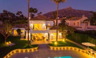 Majestic, completely renovated trendy Spanish villa for sale, frontline golf in Nueva Andalucia, Marbella 21358 