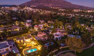 Majestic, completely renovated trendy Spanish villa for sale, frontline golf in Nueva Andalucia, Marbella 21360 
