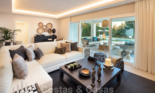 Majestic, completely renovated trendy Spanish villa for sale, frontline golf in Nueva Andalucia, Marbella 21362 