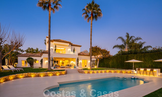 Majestic, completely renovated trendy Spanish villa for sale, frontline golf in Nueva Andalucia, Marbella 21364 