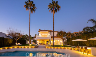 Majestic, completely renovated trendy Spanish villa for sale, frontline golf in Nueva Andalucia, Marbella 21365 