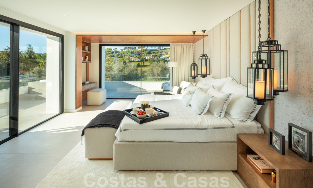 Exquisite modern-mediterranean luxury villa for sale, frontline golf in Nueva Andalucia, Marbella 21503