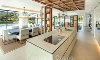 Exquisite modern-mediterranean luxury villa for sale, frontline golf in Nueva Andalucia, Marbella 21517 
