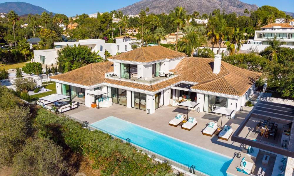 Exquisite modern-mediterranean luxury villa for sale, frontline golf in Nueva Andalucia, Marbella 21520