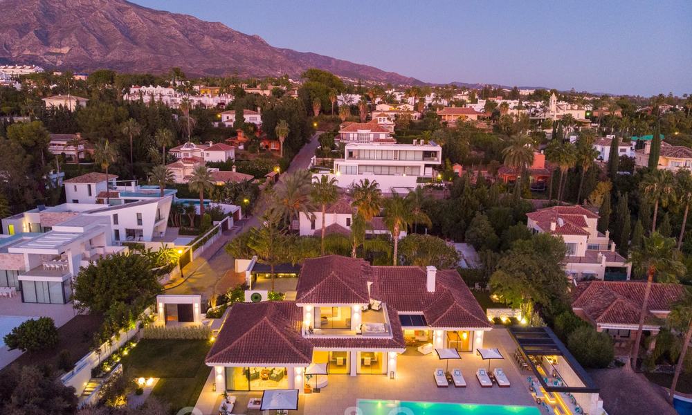 Exquisite modern-mediterranean luxury villa for sale, frontline golf in Nueva Andalucia, Marbella 21521