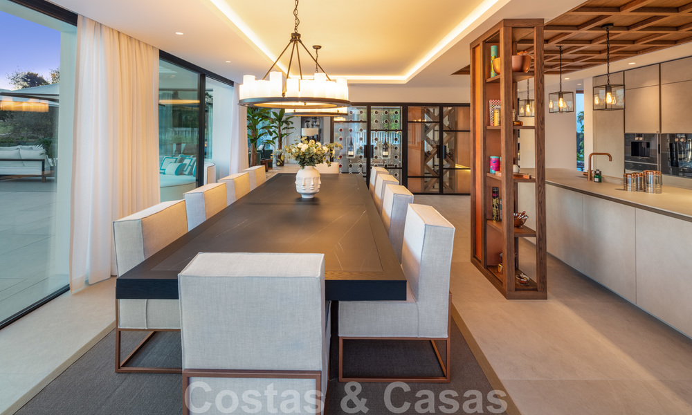 Exquisite modern-mediterranean luxury villa for sale, frontline golf in Nueva Andalucia, Marbella 21526