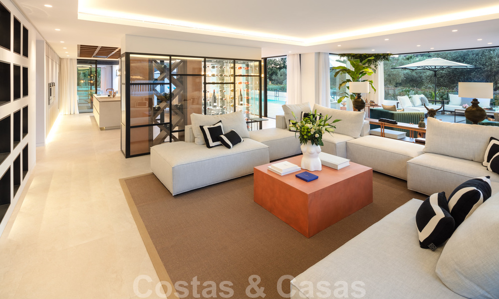 Exquisite modern-mediterranean luxury villa for sale, frontline golf in Nueva Andalucia, Marbella 21528
