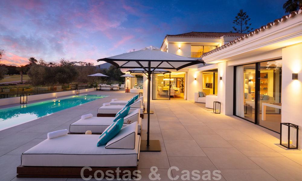 Exquisite modern-mediterranean luxury villa for sale, frontline golf in Nueva Andalucia, Marbella 21532