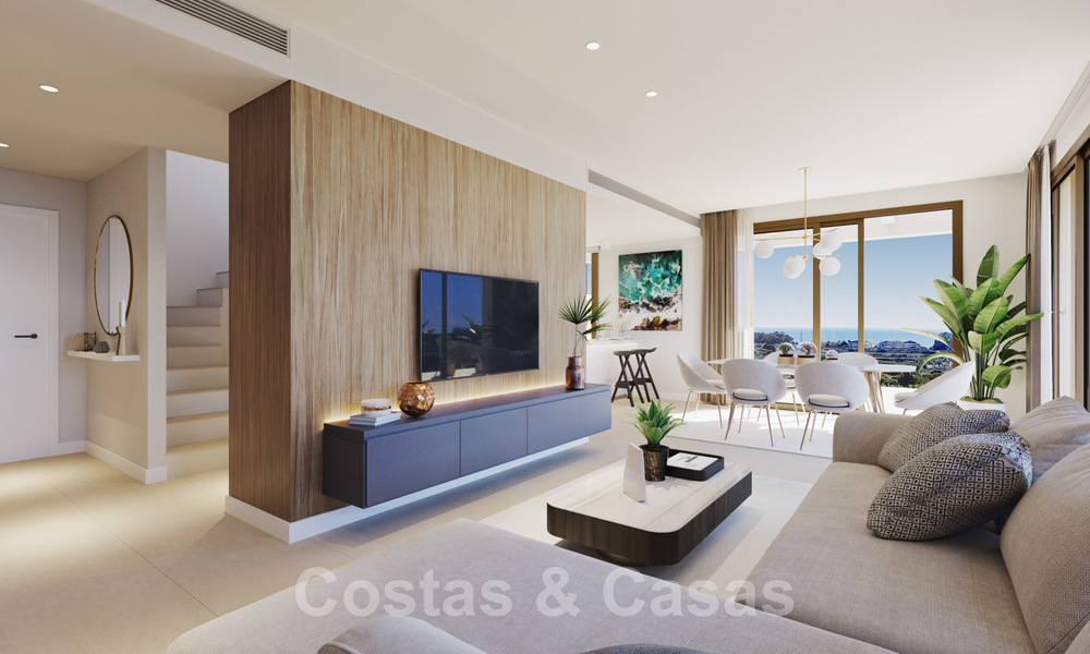 New modern luxury apartments with sea views for sale on the New Golden Mile between Marbella and Estepona 21541
