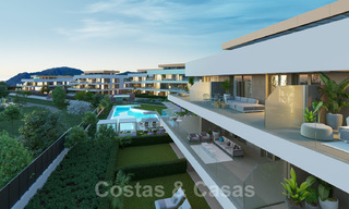 New modern luxury apartments with sea views for sale on the New Golden Mile between Marbella and Estepona 21543 
