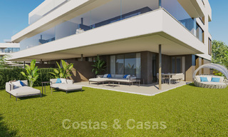 New modern luxury apartments with sea views for sale on the New Golden Mile between Marbella and Estepona 21545 