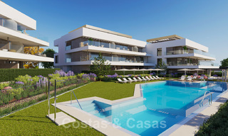 New modern luxury apartments with sea views for sale on the New Golden Mile between Marbella and Estepona 21547 