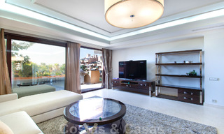 Stunning frontline beach luxury apartment for sale in an exclusive complex on the New Golden Mile, Estepona 21812 