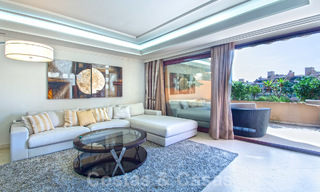 Stunning frontline beach luxury apartment for sale in an exclusive complex on the New Golden Mile, Estepona 21814 
