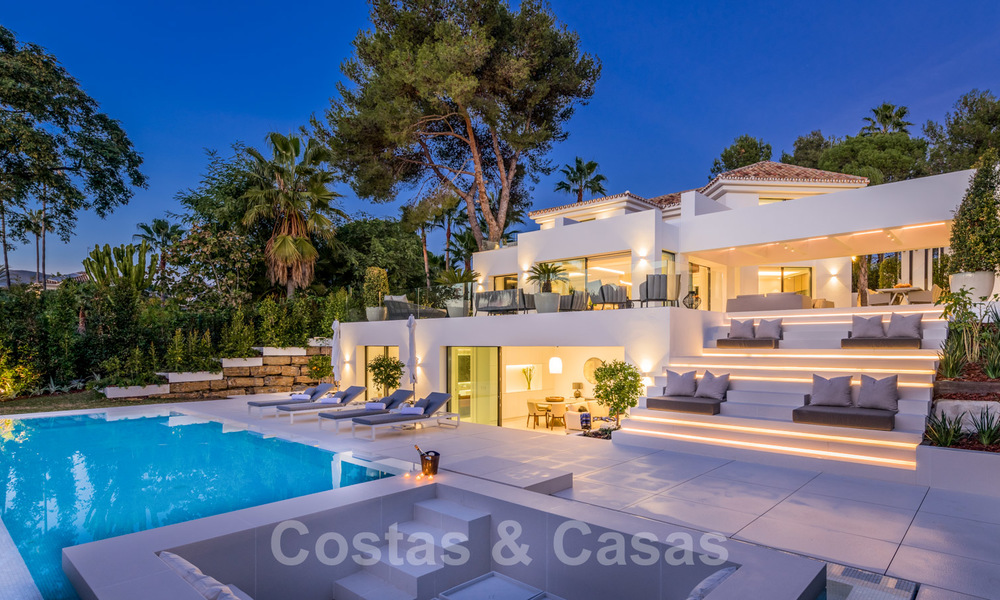 Very stylish contemporary luxury villa in the heart of the Golf Valley for sale, move-in ready - Nueva Andalucia, Marbella 21838