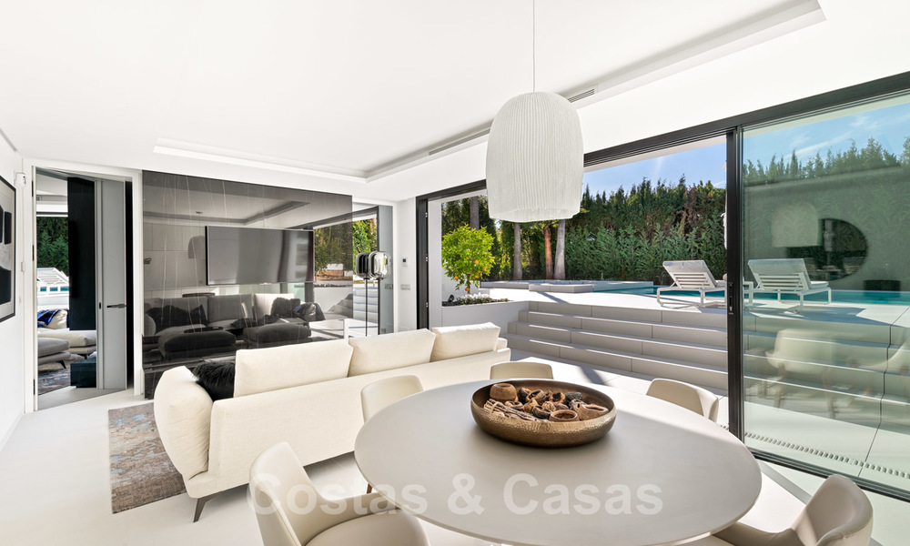 Very stylish contemporary luxury villa in the heart of the Golf Valley for sale, move-in ready - Nueva Andalucia, Marbella 21845