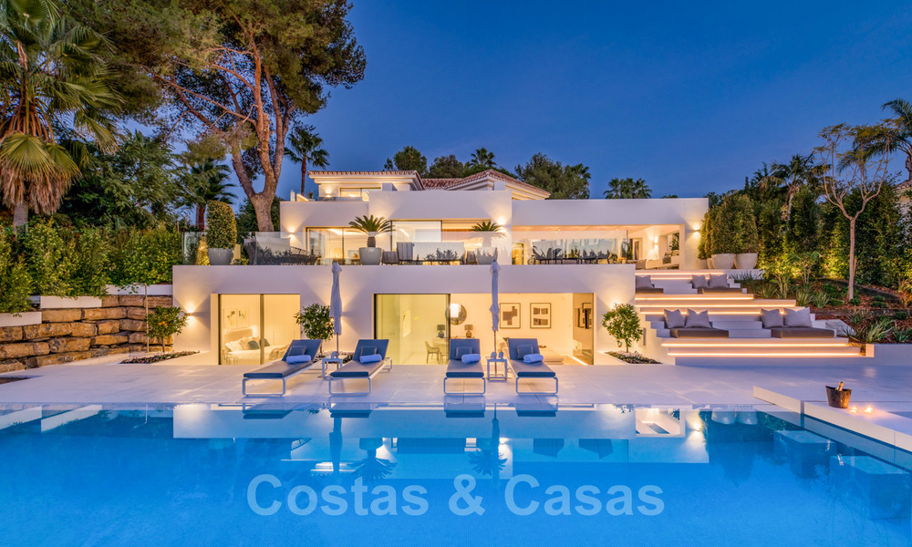 Very stylish contemporary luxury villa in the heart of the Golf Valley for sale, move-in ready - Nueva Andalucia, Marbella 21849