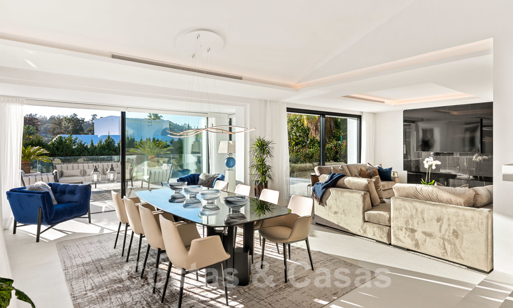 Very stylish contemporary luxury villa in the heart of the Golf Valley for sale, move-in ready - Nueva Andalucia, Marbella 21854