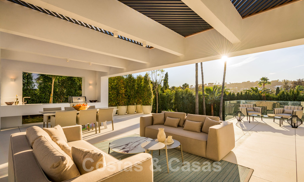 Very stylish contemporary luxury villa in the heart of the Golf Valley for sale, move-in ready - Nueva Andalucia, Marbella 21855
