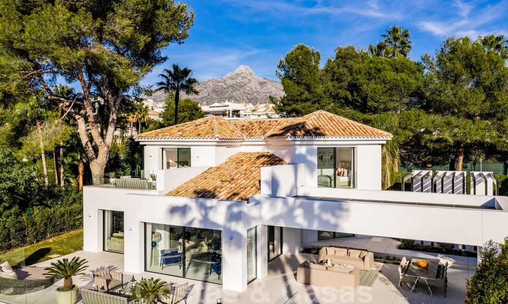 Very stylish contemporary luxury villa in the heart of the Golf Valley for sale, move-in ready - Nueva Andalucia, Marbella 21869