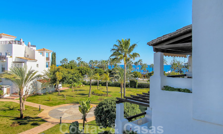 Recently renovated bright apartment for sale in a gorgeous beachfront complex, walking distance to the beach, amenities and San Pedro, Marbella 21961