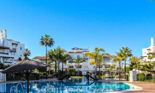 Recently renovated bright apartment for sale in a gorgeous beachfront complex, walking distance to the beach, amenities and San Pedro, Marbella 21973 