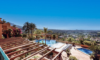 Impressive south facing penthouse with stunning sea views for sale in the Golf Valley of Nueva Andalucia, Marbella 37524 