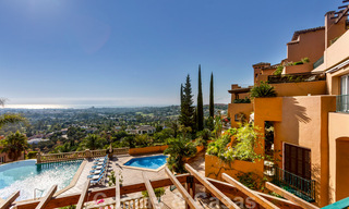 Impressive south facing penthouse with stunning sea views for sale in the Golf Valley of Nueva Andalucia, Marbella 37525 