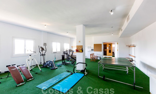 Impressive south facing penthouse with stunning sea views for sale in the Golf Valley of Nueva Andalucia, Marbella 37529 