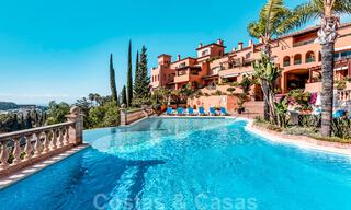 Impressive south facing penthouse with stunning sea views for sale in the Golf Valley of Nueva Andalucia, Marbella 37553 