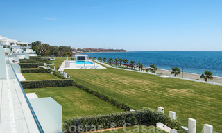 Private resale! Ultra deluxe avant garde beach front apartment for sale in an exclusive complex on the New Golden Mile, Marbella - Estepona. Reduced in price! 22049 