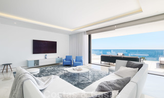 Private resale! Ultra deluxe avant garde beach front apartment for sale in an exclusive complex on the New Golden Mile, Marbella - Estepona. Reduced in price! 22056 