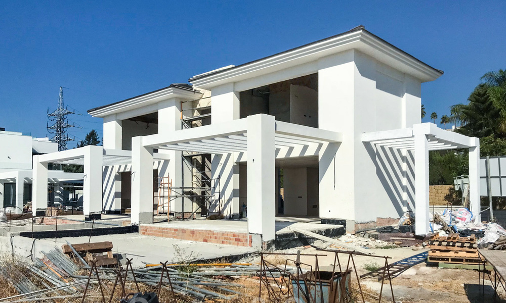 Magnificent new contemporary villa with sea views for sale next to a prestigious golf resort in Benahavis - Marbella 22077