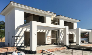 Magnificent new contemporary villa with sea views for sale next to a prestigious golf resort in Benahavis - Marbella 22078 