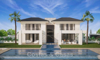 Magnificent new contemporary villa with sea views for sale next to a prestigious golf resort in Benahavis - Marbella 22086 
