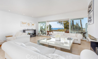 Superb luxury penthouse apartment for sale, with fantastic sea views and within walking distance to the beach, East Marbella 22236 