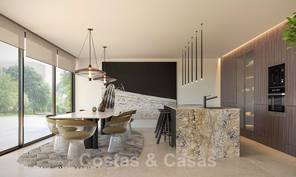 Three exclusive contemporary luxury villas for sale, walking distance to the beach, amenities, San Pedro - Puerto Banus, Marbella 22278