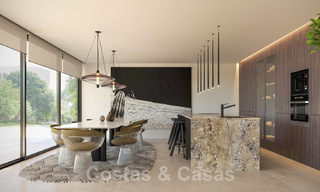 Three exclusive contemporary luxury villas for sale, walking distance to the beach, amenities, San Pedro - Puerto Banus, Marbella 22278 