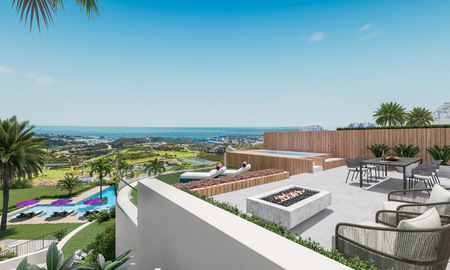 Modern apartments in exclusive boutique resort with Spa, at the golf, with magnificent sea views, La Cala de Mijas - Costa del Sol 23250