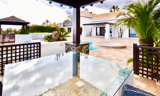 Magnificent villa with panoramic sea views for sale in a prestigious 5* golf resort on the New Golden Mile, between Marbella and Estepona 23298 