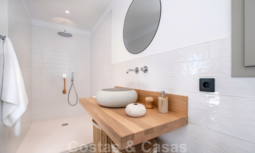 Beautifully renovated Ibiza style semi-detached villa for sale, walking distance to the beach and centre of San Pedro - Marbella 23357