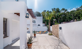 Beautifully renovated Ibiza style semi-detached villa for sale, walking distance to the beach and centre of San Pedro - Marbella 23379 
