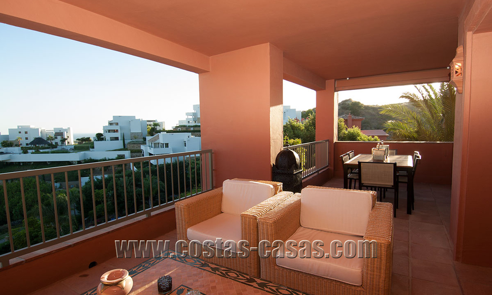 Luxury apartments for sale in Royal Flamingos with stunning views over the golf and sea in Marbella - Benahavis 23587