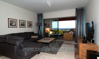 Luxury apartments for sale in Royal Flamingos with stunning views over the golf and sea in Marbella - Benahavis 23591 