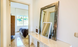 Contemporary garden corner apartment for sale in a residential development with private lagoon, Casares, Costa del Sol 23596 