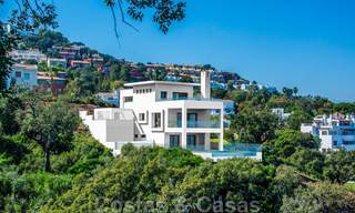 Modern villa with beautiful mountain and sea views for sale in the hills of Eastern Marbella 23640 